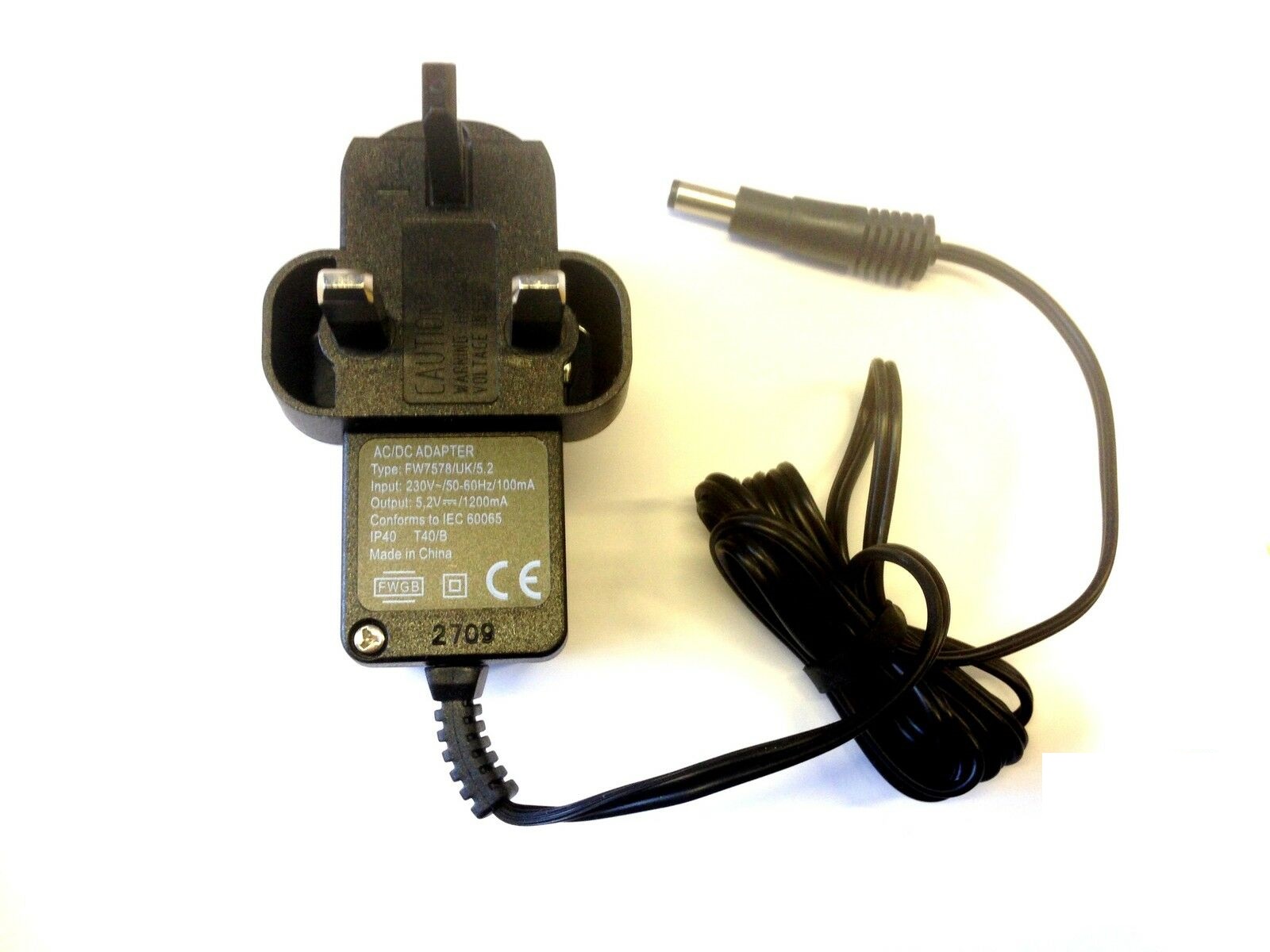 *Brand NEW* DIGI-VISION FW7578/UK/5.2 5.2V 1200mA AC Adapter Power Supply - Click Image to Close